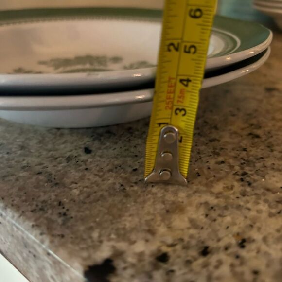 4 Beautiful Vintage Spode, Fitzhugh China 8" Salad Plates - Picture 8 of 9